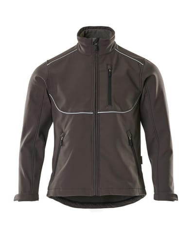 ⁨MASCOT® Kurtka softshell INDUSTRY (kolor ciemny antracyt, rozmiar L)⁩ w sklepie Wasserman.eu