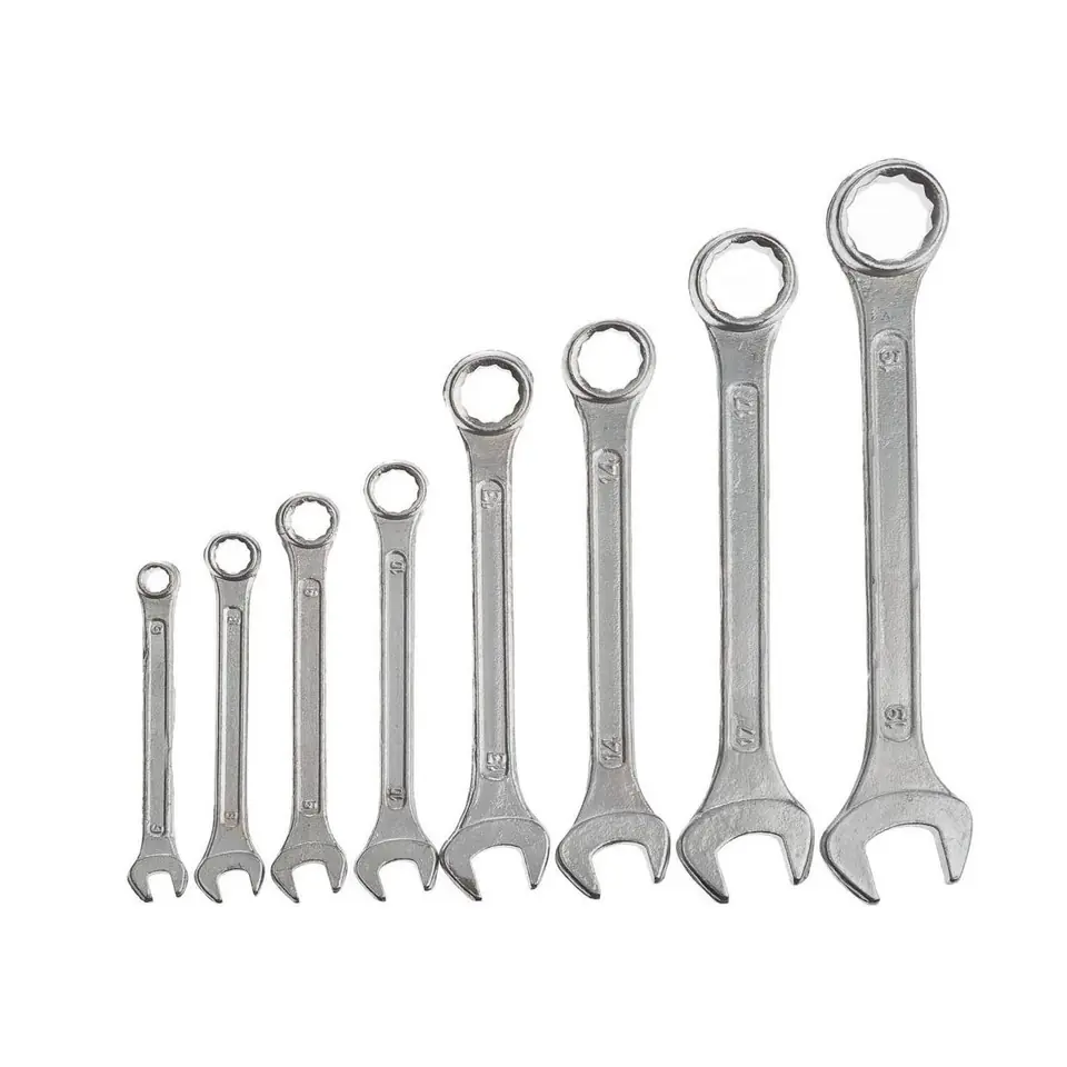 ⁨Combination wrench, set. 8 pcs., 6-19mm⁩ at Wasserman.eu