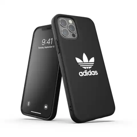 ⁨Adidas OR Moulded Case BASIC iPhone 12/ 12 Pro black and white 42215⁩ at Wasserman.eu