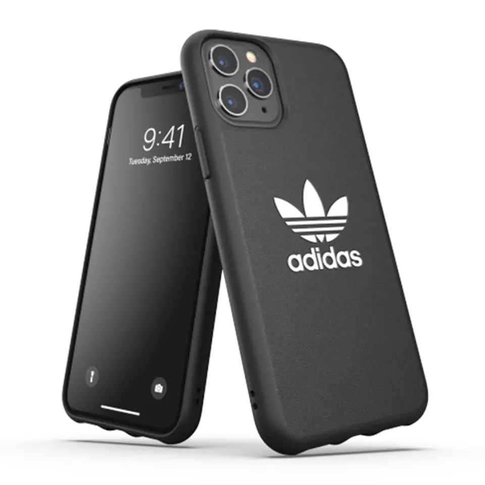 ⁨Adidas OR Moulded Case BASIC iPhone 12 Pro Max czarno biały 42216⁩ w sklepie Wasserman.eu