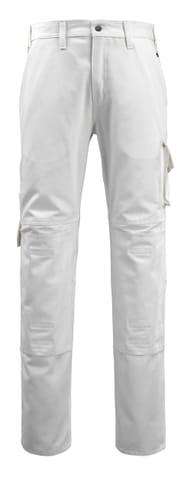 ⁨MACMICHAEL® Spodnie z kieszeniami na kolanach WORKWEAR (kolor biel, rozmiar 82C56)⁩ w sklepie Wasserman.eu