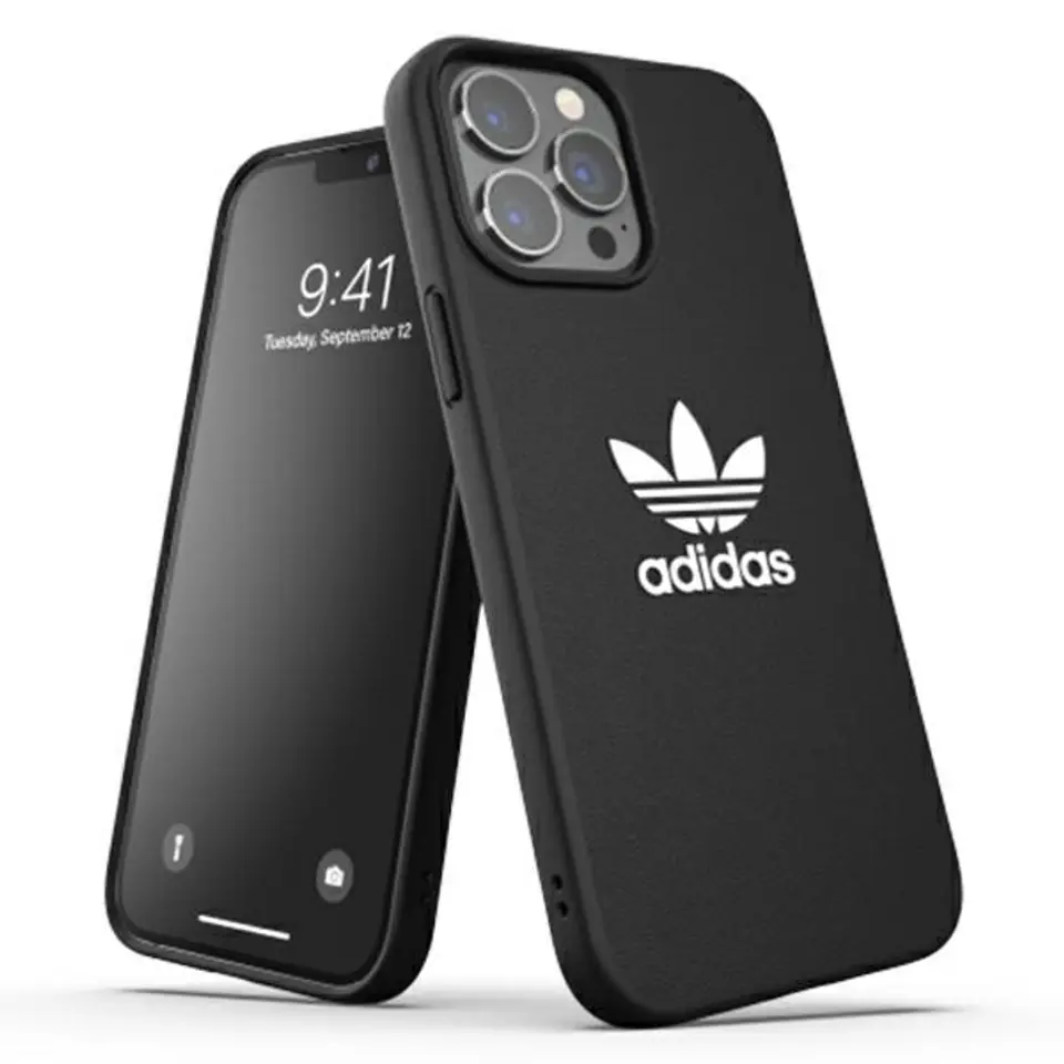 ⁨Adidas OR Moulded Case BASIC iPhone 13 Pro Max 6.7" black/black 47128⁩ at Wasserman.eu