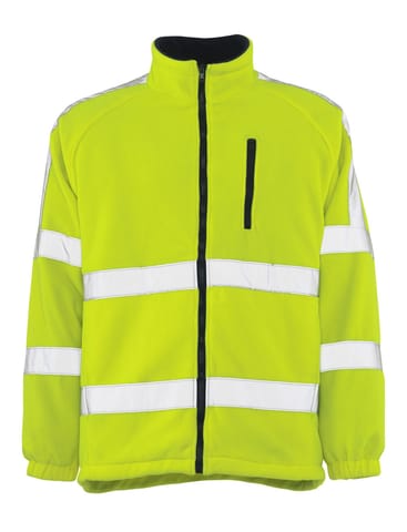 ⁨MASCOT® Kurtka polarowa SAFE ARCTIC (kolor żółty hi-vis, rozmiar L)⁩ w sklepie Wasserman.eu