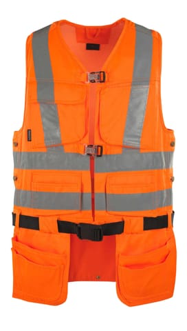 ⁨MASCOT® Kamizelka na narzędzia SAFE CLASSIC (kolor pomarańcz hi-vis , rozmiar S)⁩ w sklepie Wasserman.eu