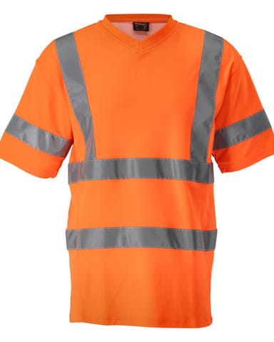 ⁨MASCOT® T-Shirt SAFE CLASSIC (kolor pomarańcz hi-vis , rozmiar L)⁩ w sklepie Wasserman.eu