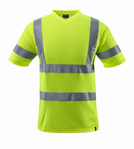 ⁨MASCOT® T-Shirt SAFE CLASSIC (kolor żółty hi-vis, rozmiar L)⁩ w sklepie Wasserman.eu