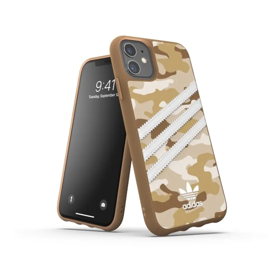 ⁨Adidas OR Moulded Case CAMO WOMAN iPhone 11 Pro brązowy/brown 36373⁩ w sklepie Wasserman.eu