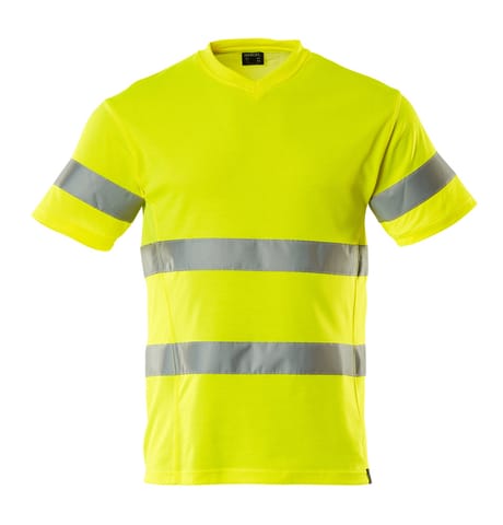 ⁨MASCOT® T-Shirt SAFE CLASSIC (kolor żółty hi-vis, rozmiar L)⁩ w sklepie Wasserman.eu