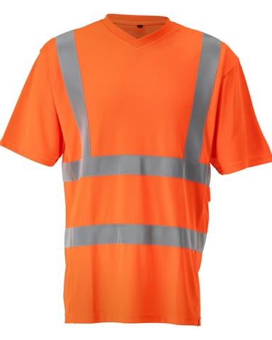 ⁨MASCOT® T-Shirt SAFE CLASSIC (kolor pomarańcz hi-vis , rozmiar L)⁩ w sklepie Wasserman.eu