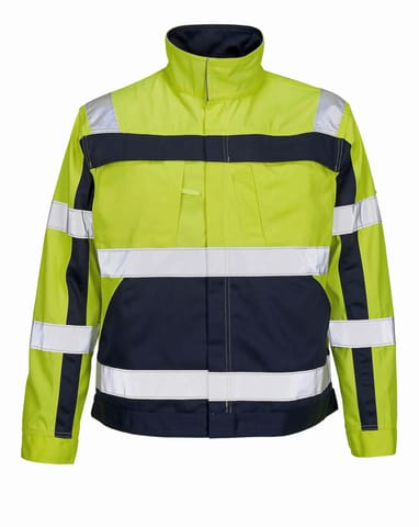⁨MASCOT® Kurtka SAFE COMPETE (kolor żółty hi-vis/granat, rozmiar L)⁩ w sklepie Wasserman.eu
