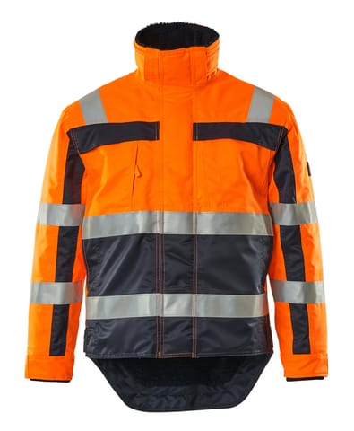 ⁨MASCOT® Kurtka zimowa SAFE COMPETE (kolor pomarańcz hi-vis/granat, rozmiar 2XL)⁩ w sklepie Wasserman.eu