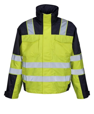 ⁨MASCOT® Kurtka zimowa SAFE IMAGE (kolor żółty hi-vis/granat, rozmiar L)⁩ w sklepie Wasserman.eu