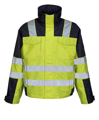 ⁨MASCOT® Kurtka zimowa SAFE IMAGE (kolor żółty hi-vis/granat, rozmiar S)⁩ w sklepie Wasserman.eu