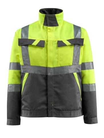 ⁨MASCOT® Kurtka SAFE LIGHT (kolor żółty hi-vis/ciemny antracyt, rozmiar L)⁩ w sklepie Wasserman.eu
