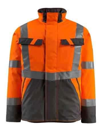 ⁨MASCOT® Kurtka zimowa SAFE LIGHT (kolor pomarańcz hi-vis/ciemny antracyt, rozmiar L)⁩ w sklepie Wasserman.eu