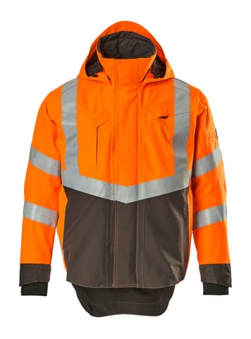 ⁨MASCOT® Kurtka membranowa SAFE SUPREME (kolor pomarańcz hi-vis/ciemny antracyt, rozmiar L)⁩ w sklepie Wasserman.eu