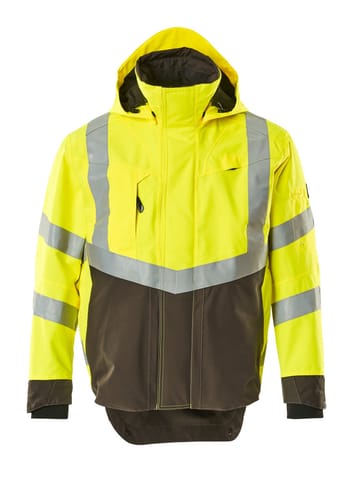 ⁨MASCOT® Kurtka membranowa SAFE SUPREME (kolor żółty hi-vis/ciemny antracyt, rozmiar L)⁩ w sklepie Wasserman.eu
