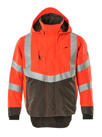 ⁨MASCOT® Kurtka membranowa SAFE SUPREME (kolor czerwień hi-vis/ciemny antracyt, rozmiar L)⁩ w sklepie Wasserman.eu