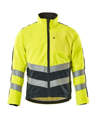 ⁨MASCOT® Kurtka polarowa SAFE SUPREME (kolor żółty hi-vis/ciemny granat, rozmiar 2XL)⁩ w sklepie Wasserman.eu