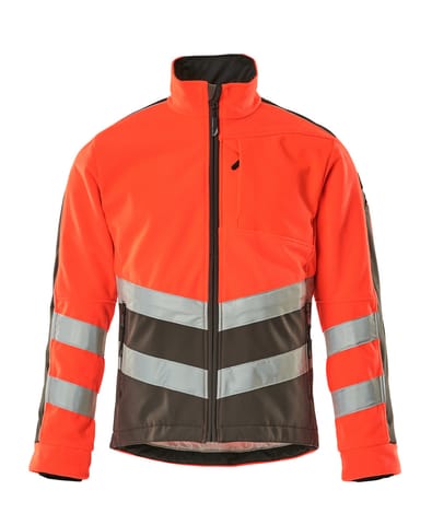 ⁨MASCOT® Kurtka polarowa SAFE SUPREME (kolor czerwień hi-vis/ciemny antracyt, rozmiar L)⁩ w sklepie Wasserman.eu