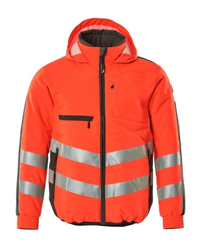 ⁨MASCOT® Kurtka SAFE SUPREME (kolor czerwień hi-vis/ciemny antracyt, rozmiar 2XL)⁩ w sklepie Wasserman.eu