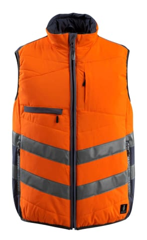 ⁨MASCOT® Kamizelka zimowa SAFE SUPREME (kolor pomarańcz hi-vis/ciemny granat, rozmiar L)⁩ w sklepie Wasserman.eu