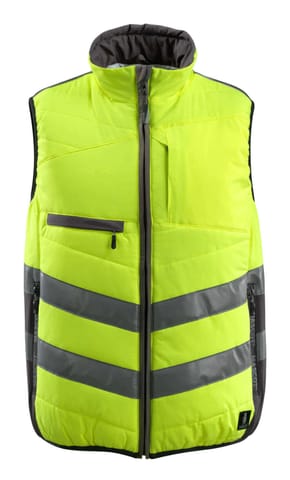 ⁨MASCOT® Kamizelka zimowa SAFE SUPREME (kolor żółty hi-vis/ciemny antracyt, rozmiar 2XL)⁩ w sklepie Wasserman.eu