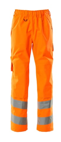 ⁨MASCOT® Spodnie zewnętrzne naciągane SAFE SUPREME (kolor pomarańcz hi-vis , rozmiar L)⁩ w sklepie Wasserman.eu