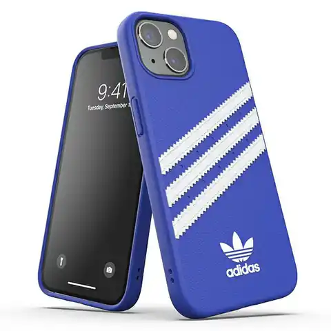 ⁨Adidas OR Moulded Case PU iPhone 13 Pro / 13 6,1" niebieski/collegiate royal 47116⁩ w sklepie Wasserman.eu