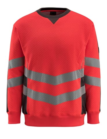 ⁨MASCOT® Bluza SAFE SUPREME (kolor czerwień hi-vis/ciemny antracyt, rozmiar L)⁩ w sklepie Wasserman.eu