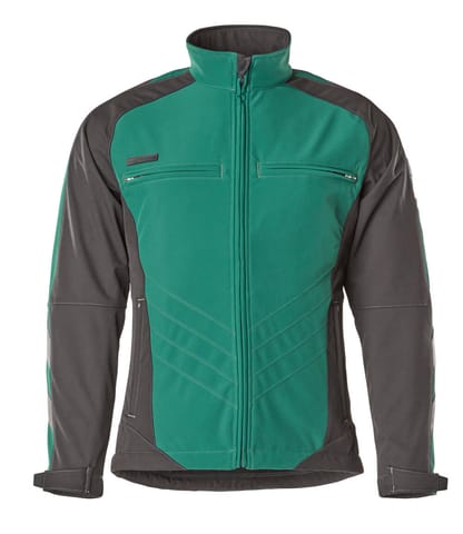⁨MASCOT® Kurtka softshell UNIQUE (kolor zieleń/czerń, rozmiar L)⁩ w sklepie Wasserman.eu