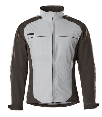 ⁨MASCOT® Kurtka softshell UNIQUE (kolor biel/ciemny antracyt, rozmiar L)⁩ w sklepie Wasserman.eu