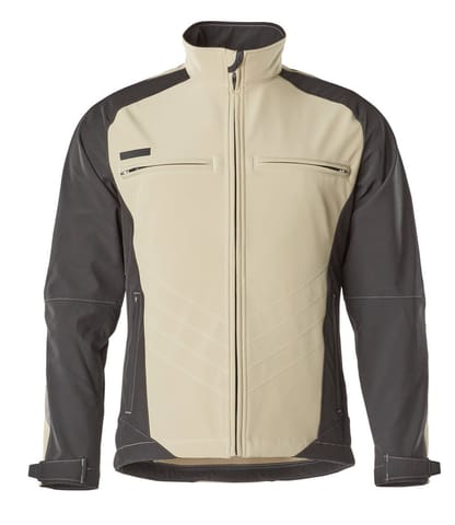 ⁨MASCOT® Kurtka softshell UNIQUE (kolor jasny khaki/czerń, rozmiar L)⁩ w sklepie Wasserman.eu