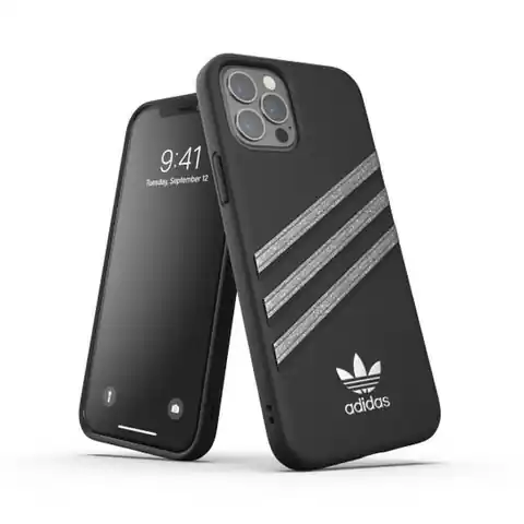 ⁨Adidas OR Moulded Case Woman iPhone 12/ 12 Pro czarny/black 43714⁩ w sklepie Wasserman.eu