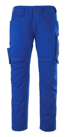⁨MASCOT® Spodnie z kieszeniami na udach UNIQUE (kolor niebieski/ciemny granat, rozmiar 82C60)⁩ w sklepie Wasserman.eu