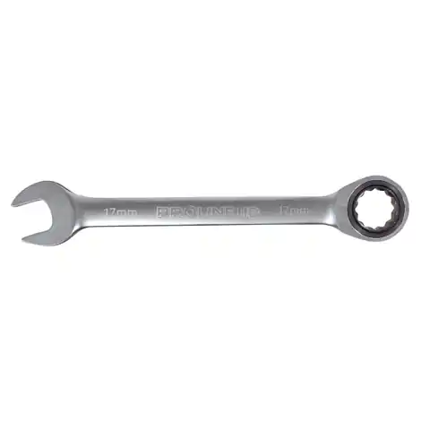 ⁨Combination wrench with ratchet cr-v, 15mm proline "hd"⁩ at Wasserman.eu