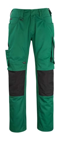 ⁨MASCOT® Spodnie z kieszeniami na kolanach UNIQUE (kolor zieleń/czerń, rozmiar 82C43)⁩ w sklepie Wasserman.eu