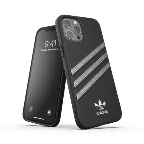 ⁨Adidas OR Moulded Case Woman iPhone 12 Pro Max czarny/black 43715⁩ w sklepie Wasserman.eu