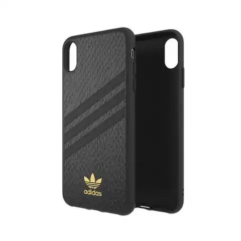 ⁨Adidas OR Moulded PU SNAKE iPhone Xs Max czarny/black 33930⁩ w sklepie Wasserman.eu