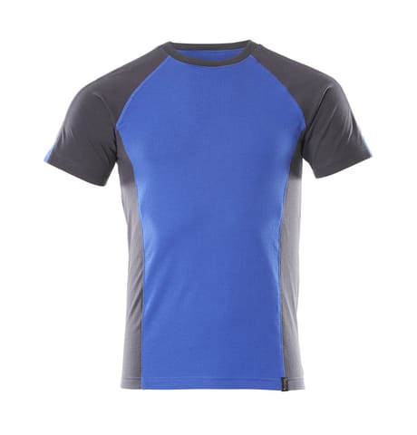 ⁨MASCOT® T-Shirt UNIQUE (kolor niebieski/ciemny granat, rozmiar L)⁩ w sklepie Wasserman.eu