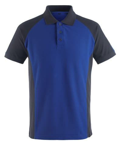 ⁨MASCOT® Koszulka polo UNIQUE (kolor niebieski/ciemny granat, rozmiar S)⁩ w sklepie Wasserman.eu