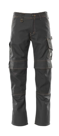 ⁨MASCOT® Spodnie z kieszeniami na kolanach YOUNG (kolor czerń, rozmiar 82C62)⁩ w sklepie Wasserman.eu
