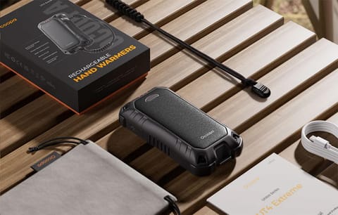 Ogrzewacz do rąk z funkcją powerbanku Ocoopa UT4 Extreme 2x5000 mAh, USB-C (czarny) w sklepie Wasserman.eu