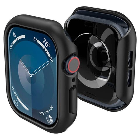Etui APPLE WATCH 10 (46MM) Spigen Thin Fit czarne w sklepie Wasserman.eu