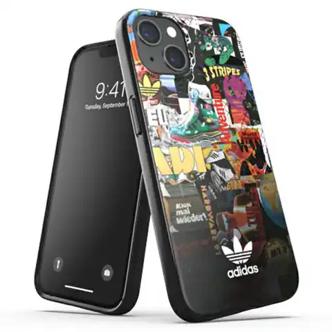 ⁨Adidas OR Snap Case Graphic iPhone 13 Pro / 13 6,1" wielokolorowy/colourful 47105⁩ w sklepie Wasserman.eu