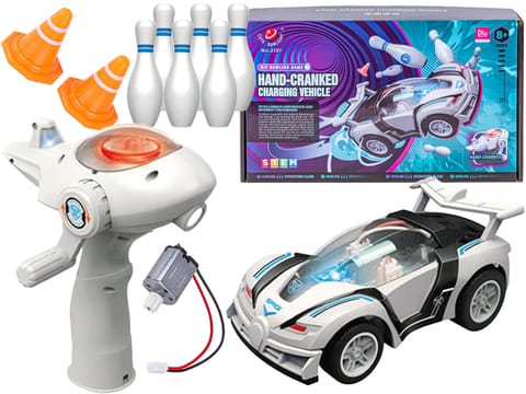 DIY Zbuduj To Sam Samochód Auto Dynamo Pilot + Kręgle Zabawka edukacyjna dla dzieci w sklepie Wasserman.eu