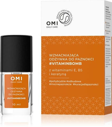 ⁨OMI Daily Care Odżywka do paznokci wzmacniająca #VITAMINBOMB z witaminami E,B5 i keratyną 10 ml⁩ w sklepie Wasserman.eu