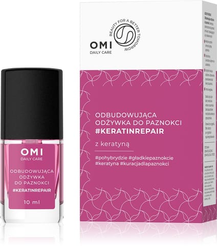 ⁨OMI Daily Care Odżywka do paznokci odbudowująca #KERATINREPAIR z keratyną 10 ml⁩ w sklepie Wasserman.eu