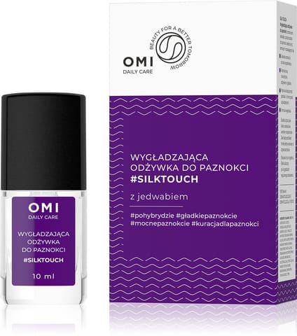 ⁨OMI Daily Care Odżywka do paznokci wygładzająca #SILKTOUCH z jedwabiem 10 ml⁩ w sklepie Wasserman.eu