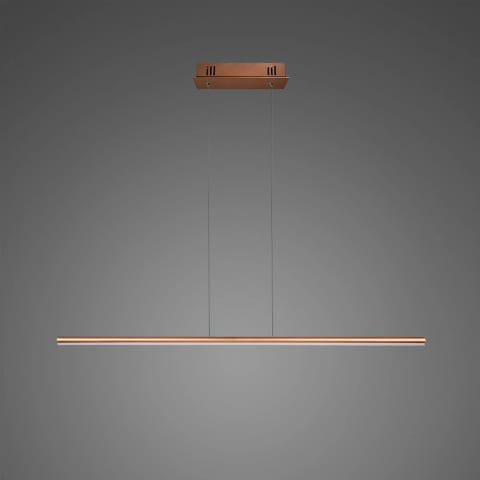 ⁨Lampa wisząca Linea No.1 100cm 4k miedziana (Barwa światła barwa dzienna, Kolor miedziany, Możliwość ściemniania nie)⁩ w sklepie Wasserman.eu